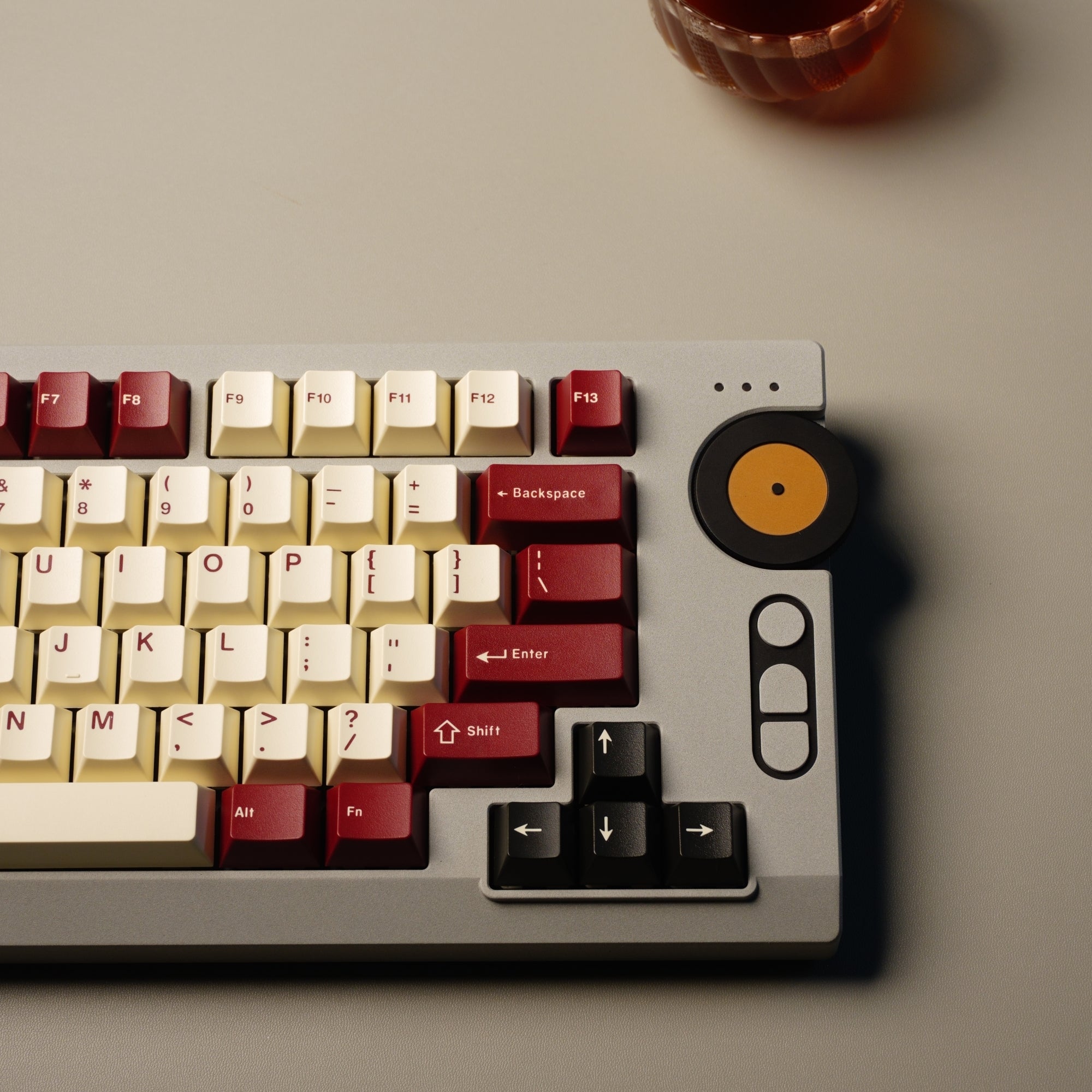 VINTEM75 ロータリーノブ搭載メカニカルキーボードキット
