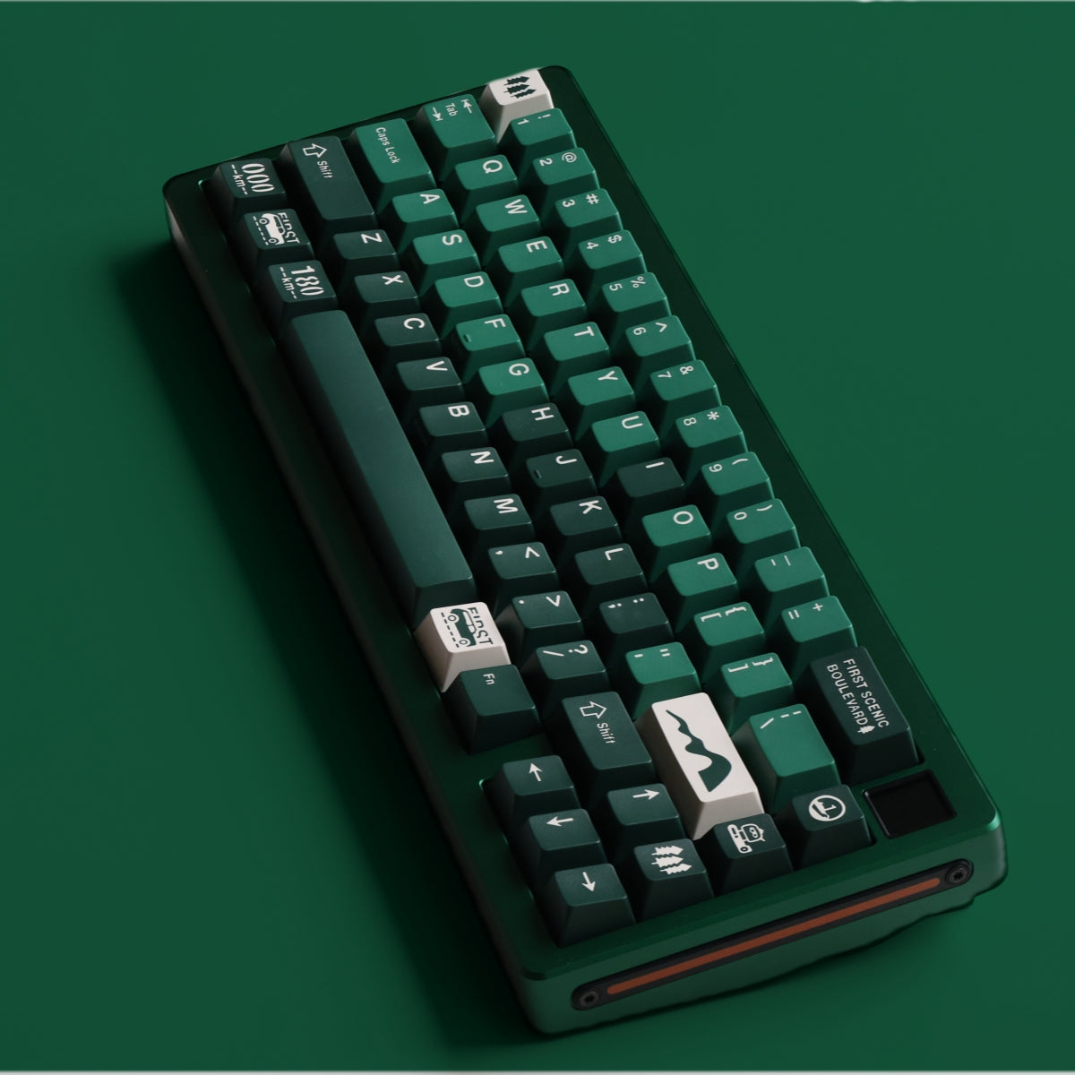 First Scenic Boulevard Double-Shot Keycaps