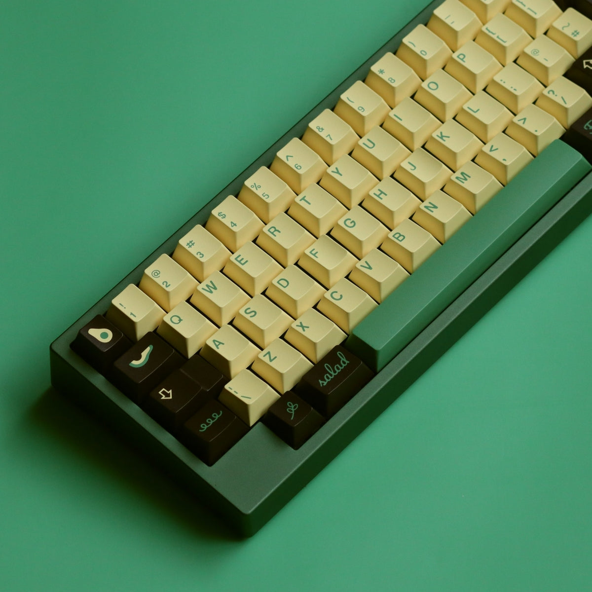 Avocado Dual-color Injection Molded Keycaps