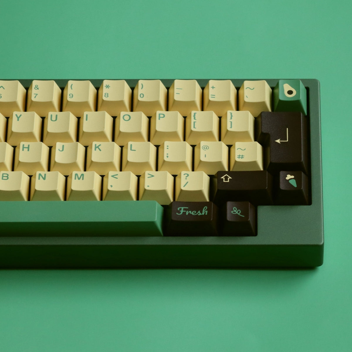 Injection Keycaps Avocado Dual-Color Injection Molded Keycaps - Premium PBT Keycaps ...