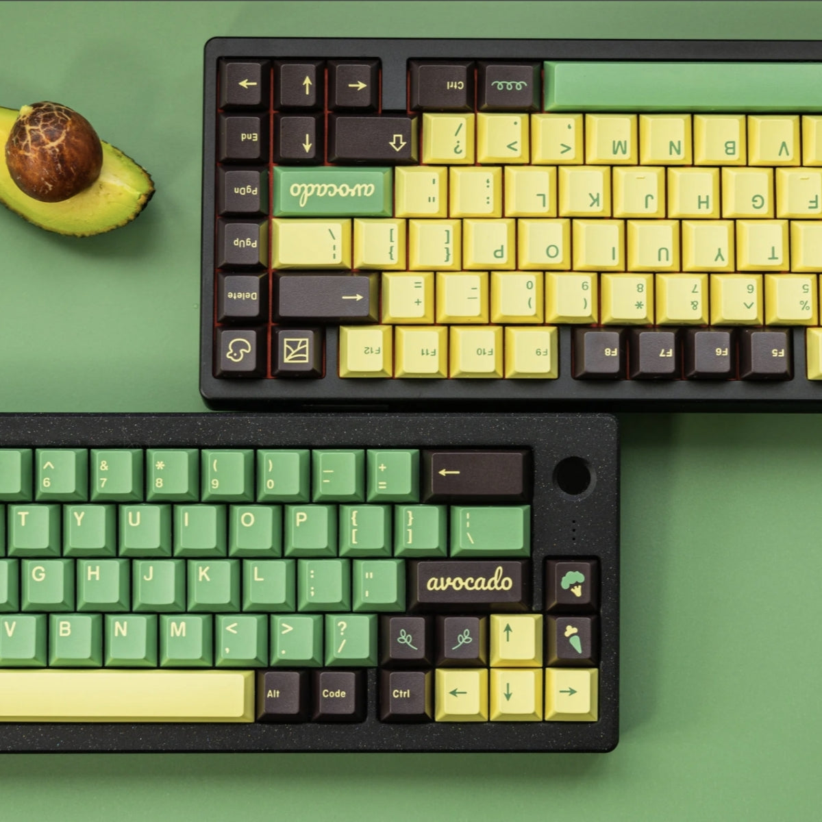 Avocado Dual-color Injection Molded Keycaps