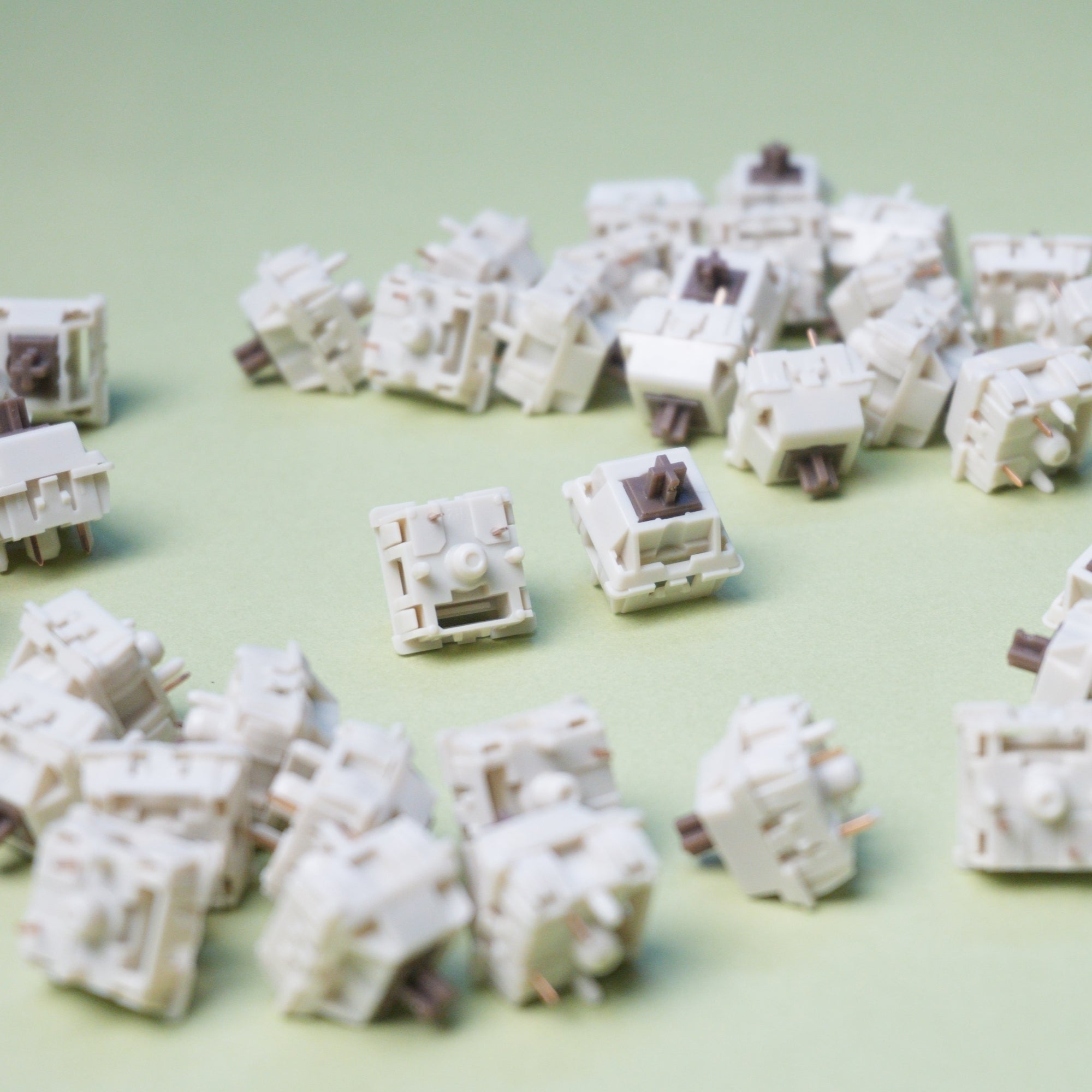 Stone Tan Mechanical Switches