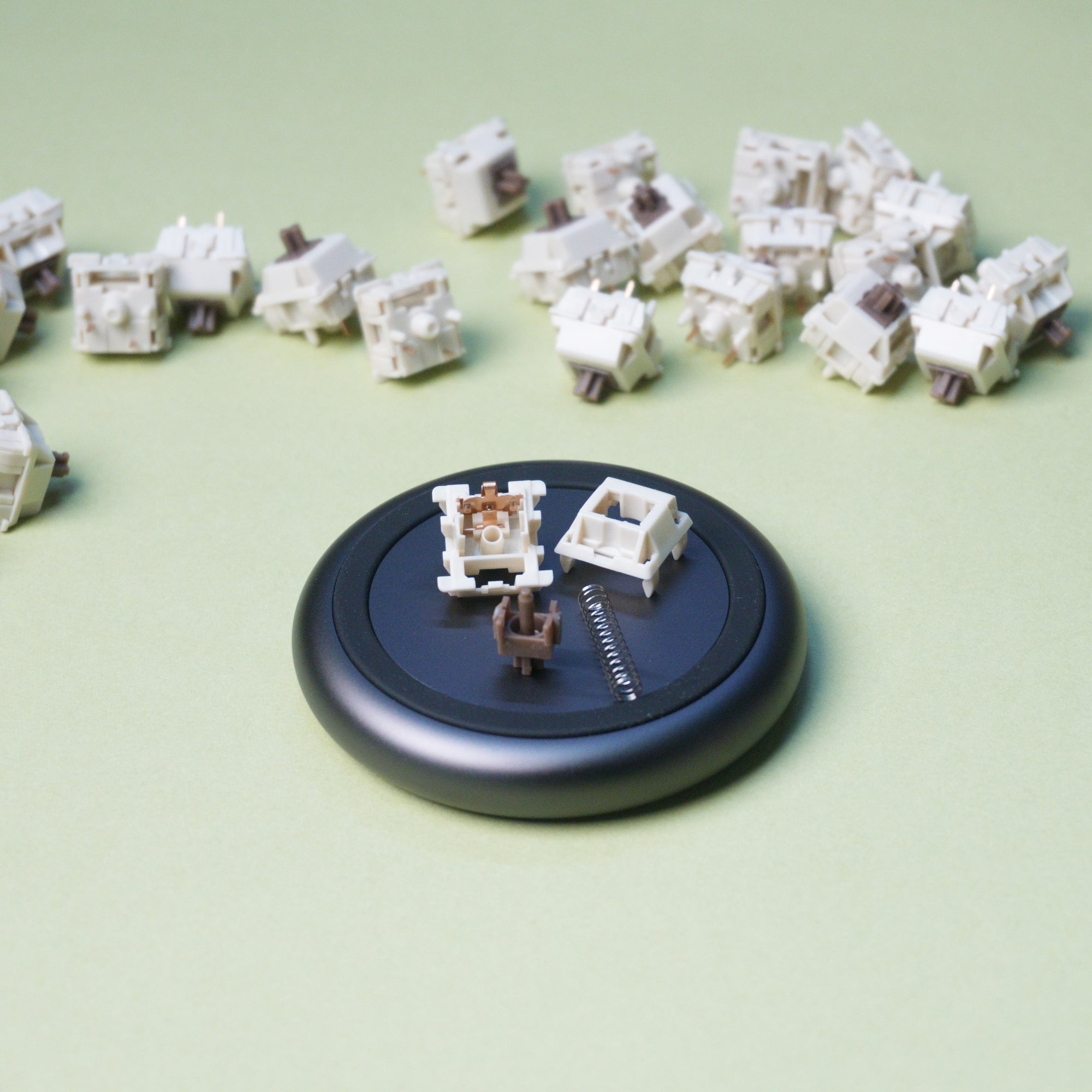 Stone Tan Mechanical Switches