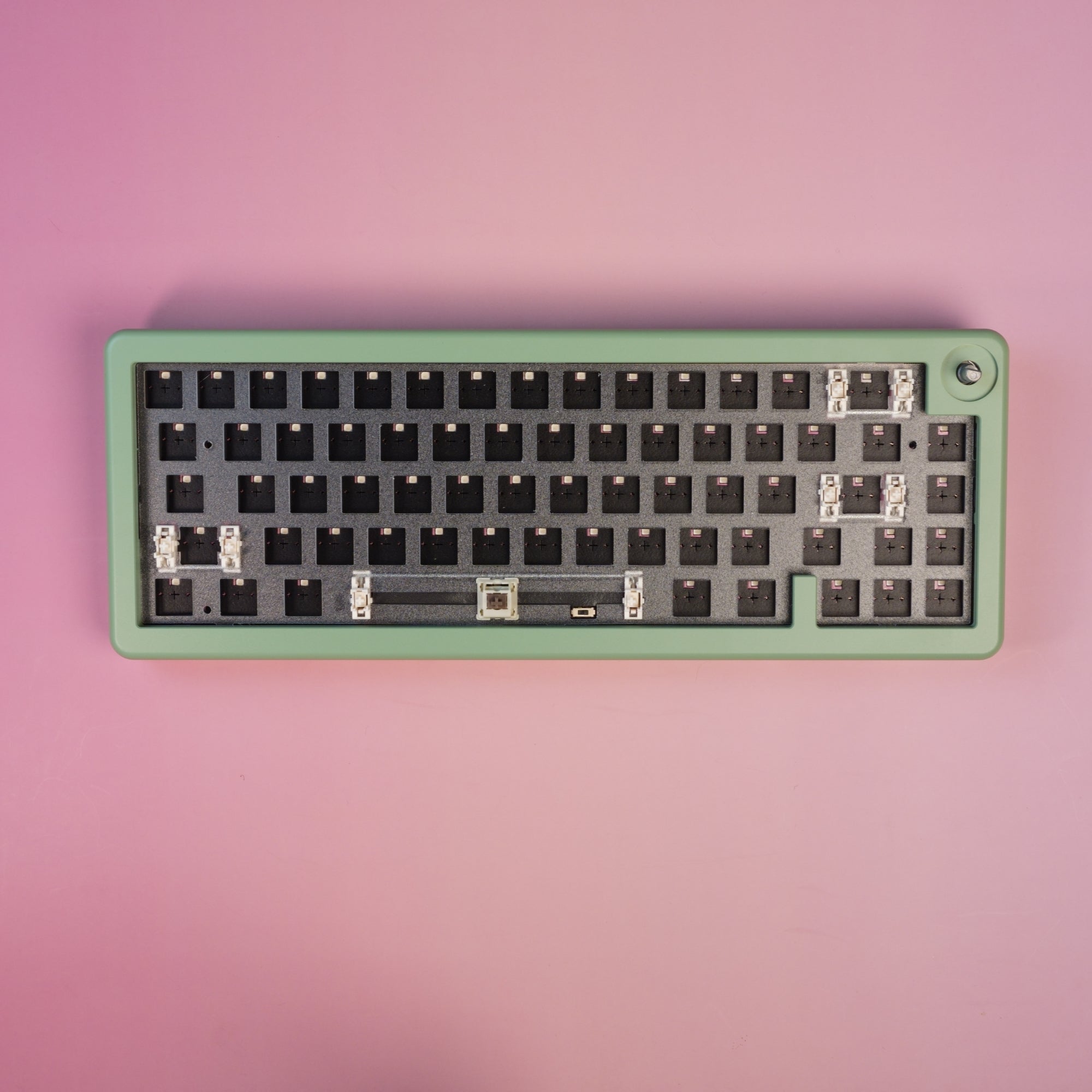 EC64 Ice Cream Cone Mechanical Keyboard Kit – Cute 64% DIY Build