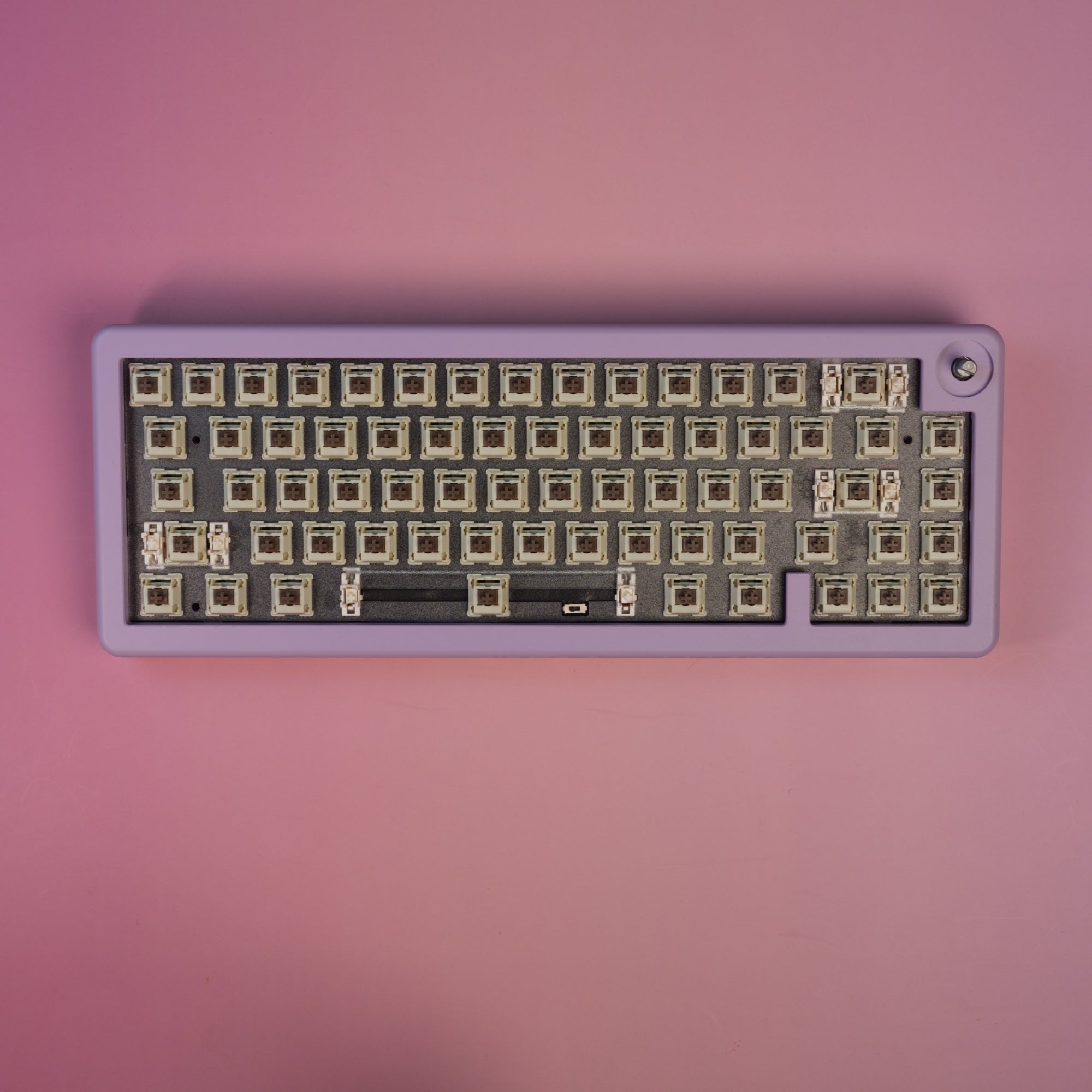 EC64 Ice Cream Cone Mechanical Keyboard Kit – Cute 64% DIY Build