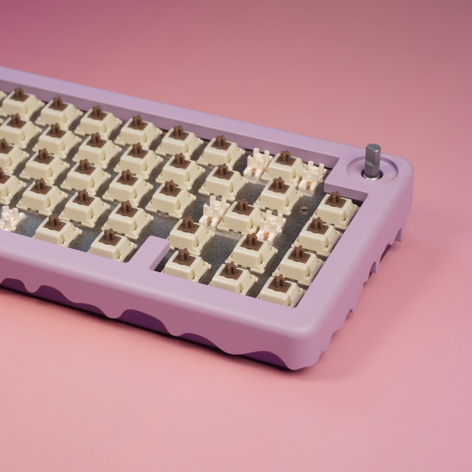 EC64 Ice Cream Cone Mechanical Keyboard Kit – Cute 64% DIY Build