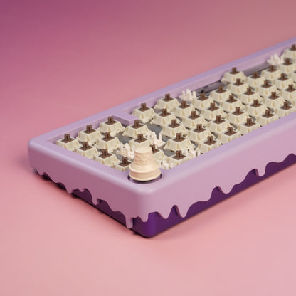EC64 Ice Cream Cone Mechanical Keyboard Kit – Cute 64% DIY Build