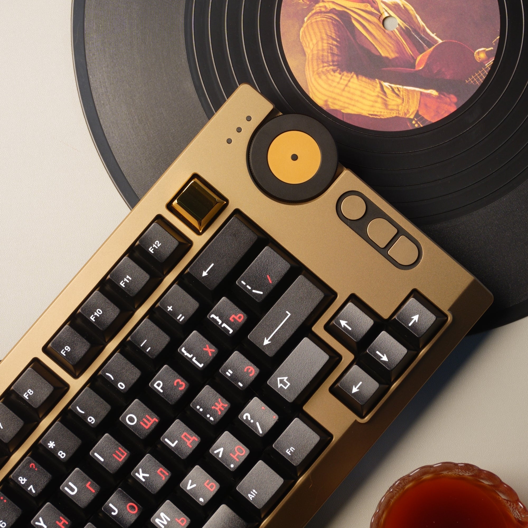 VINTEM75 Rotary Knob Custom Mechanical Keyboard Kit